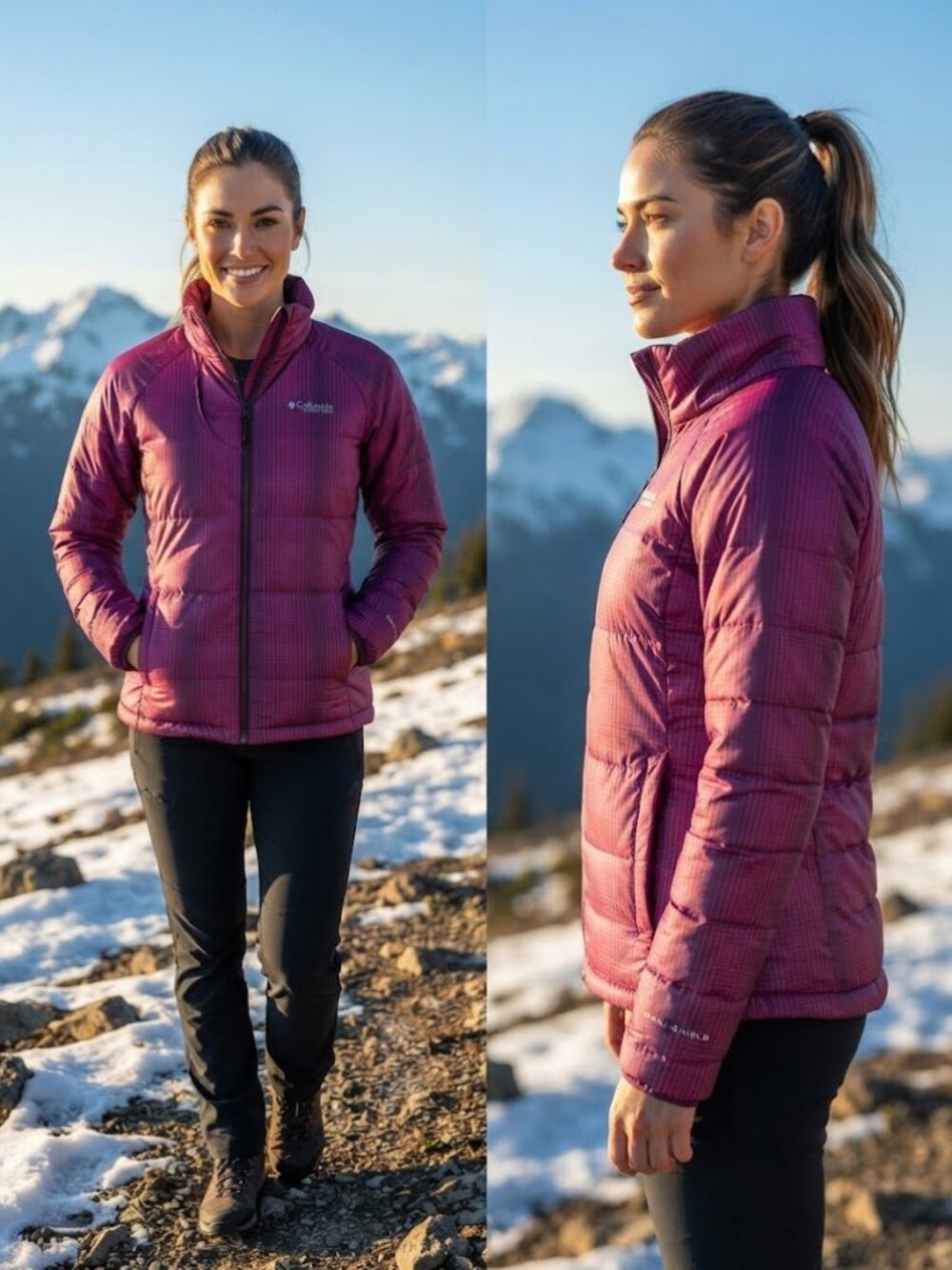 Columbia Titanium Omni Shield Fusha Pink Women's Jacket- Size Medium